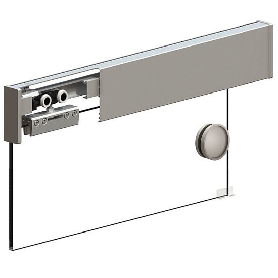 Раздвижная система Herkules Glass 2000 Серебро 012-0001 - фото 21330
