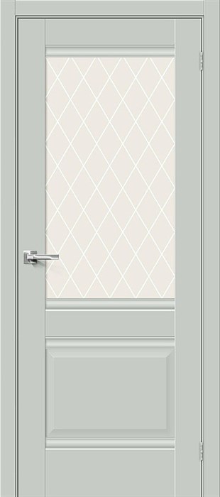 Прима-3 Grey Matt / White Сrystal 066-0150 - фото 22437