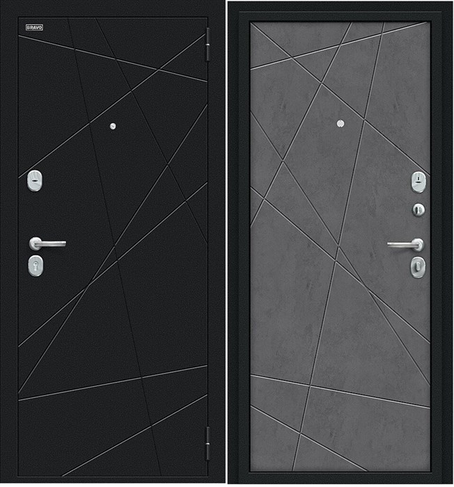 Граффити-5 Букле черное/Slate Art 033-1640 - фото 22498