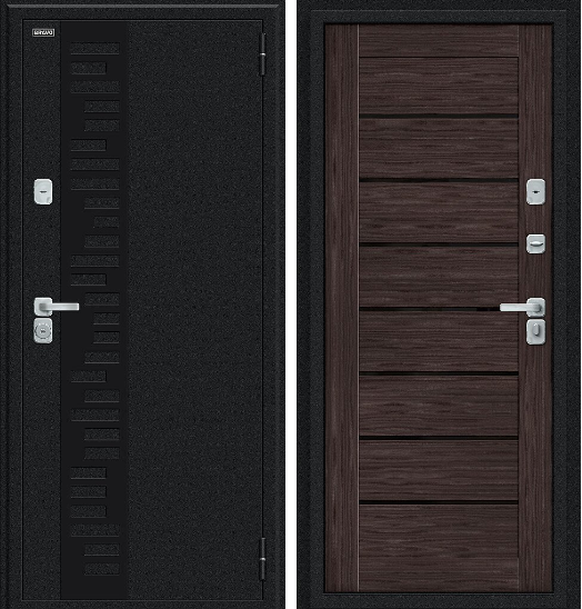 Thermo Техно Декор-2 Букле черное/Wenge Veralinga 033-2298 - фото 23171