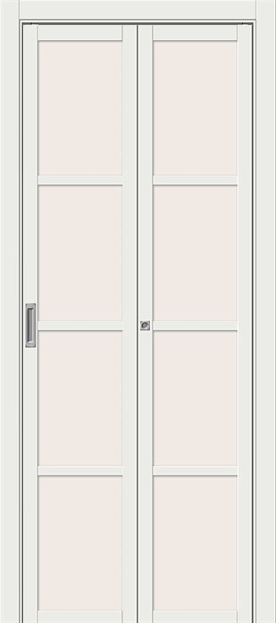 Складные двери Твигги-11.3 White Matt / Magic Fog 066-0210 - фото 23251