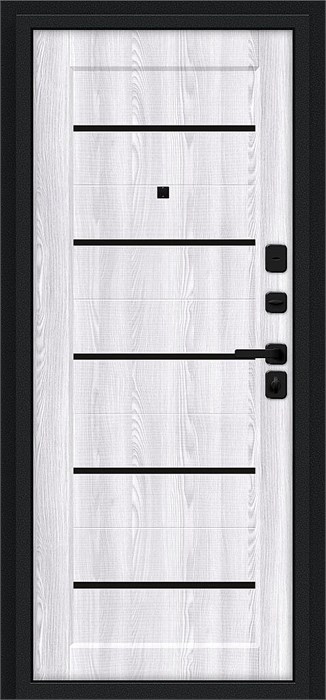 Борн/SBlack Букле черное/Riviera Ice 11848