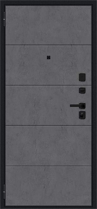 Граффити-1 Инсайд/SBlack Букле черное/Slate Art 11863