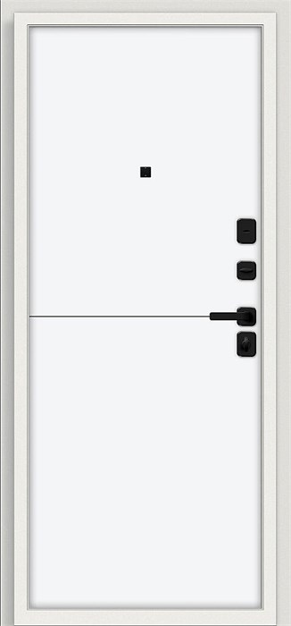 Аура/SBlack Шагрень белая/White Silk 11864