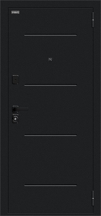 Техно/SBlack Букле черное/White Silk 11865