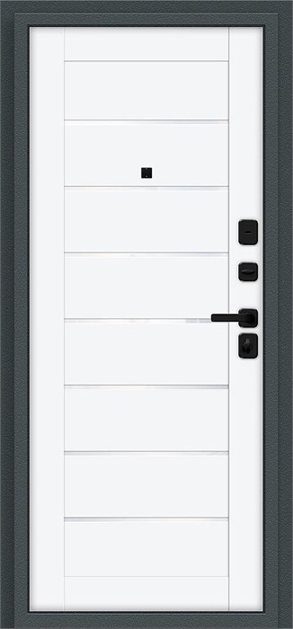 Техно/SBlack Старк антрацит/White Silk 11866