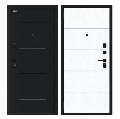 Граффити-1 Инсайд/SBlack Букле черное/Snow Art 11861