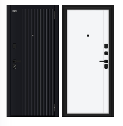 Джентл/SBlack Black Shell/White Silk 11872