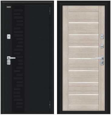 Thermo Техно Д2/BChrome Букле черное/Cappuccino Melinga 11891