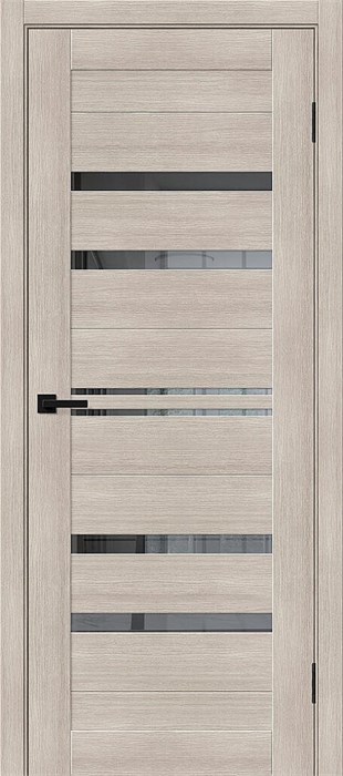 Браво-30 Cappuccino Melinga / Mirox Grey, двери Браво, экошпон 10620