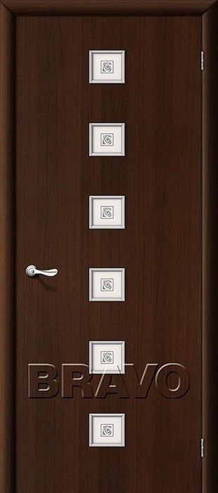 Квадро Л-13 (Венге), Межкомнатные двери Браво, Bravo, ламинированные. 010-0586 - фото 4482