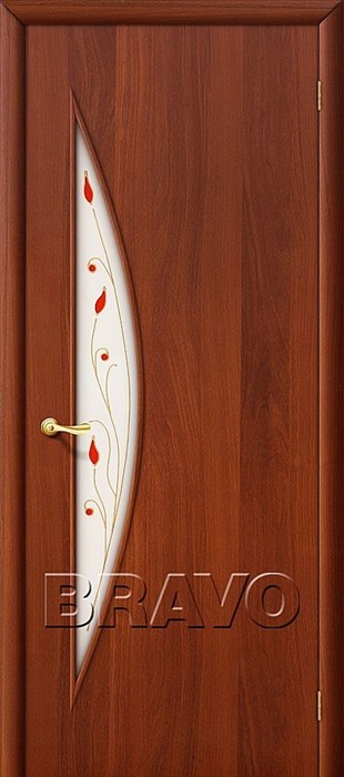 Межкомнатные Двери, Браво, Bravo, ламинированные, 5П Л-11 (ИталОрех) 010-0669 - фото 4681