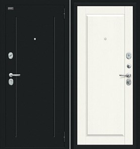 Сьют Kale Букле черное/White Wood, входные двери Браво