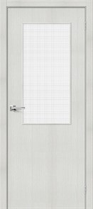 Двери Браво-7 Bianco Veralinga / Wired Glass 12,5 11121