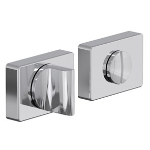 Фиксатор на прямоугольной розетке System R015W6 CR Хром 046-0335
