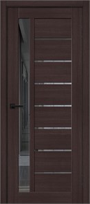 Браво-27 Wenge Melinga / Mirox Grey, межкомнатные двери Браво, экошпон 10642