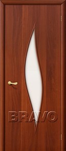 12С Л-11 (ИталОрех), Межкомнатные, двери Браво, Bravo, ламинированные. 010-0063