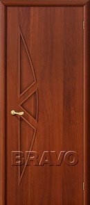 15Г Л-11 (ИталОрех), Двери Браво, Bravo, ламинированные,Межкомнатные. 010-0075