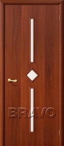 9С Л-11 (ИталОрех), Двери Браво, Bravo, ламинированные,Межкомнатные. 010-0570
