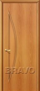 Двери Браво, Bravo, ламинированные,Межкомнатные, 5Г Л-12 (МиланОрех) 010-0416