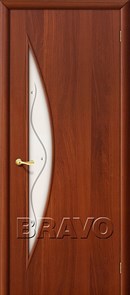 Двери Браво, Bravo, ламинированные,Межкомнатные, 5Ф Л-11 (ИталОрех) 010-0444