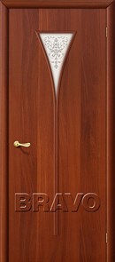 Межкомнатные Двери Браво, Bravo, ламинированные, 3Х Л-11 (ИталОрех) 010-0357
