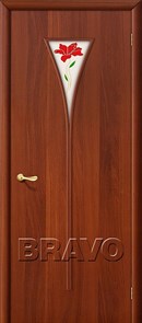 Межкомнатные Двери, Браво, Bravo, ламинированные, 3П Л-11 (ИталОрех) 010-0654