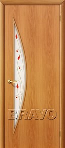 Межкомнатные Двери, Браво, Bravo, ламинированные, 5П Л-12 (МиланОрех) 010-0674