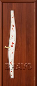 Межкомнатные Двери, Браво, Bravo, ламинированные, 6П Л-11 (ИталОрех) 010-0677