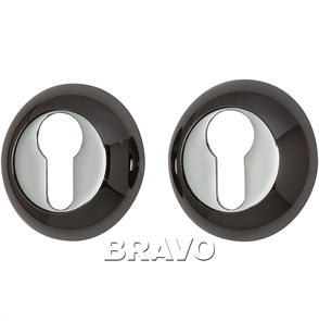 Накладка цилиндровая на круглой розетке Bravo A/Z-4CL BN Черный никель 047-0159