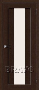 Двери Порта-25 alu 3D Wenge, Межкомнатные двери Браво, Bravo. 092-0037