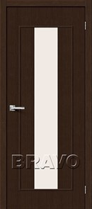 Двери Тренд-25 3D Wenge СТ-Magic Fog, Межкомнатные Двери ,Браво, Bravo. 092-0101