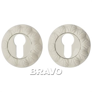 Накладка цилиндровая на розетке "Classic" Bravo А/Z-3CL I Слоновая кость 047-0041