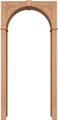 Арка двери Муза  Ф-01 (Дуб) - фото 21122