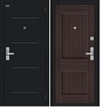 Входные двери Bravo Нео Букле черное/Wenge Veralinga, входные двери Браво 033-2050 - фото 21754