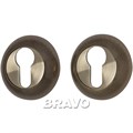 Накладка цилиндровая на круглой розетке Bravo A/Z-4CL AB Бронза 047-0153 - фото 5204