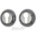 Накладка цилиндровая на круглой розетке Bravo A/Z-4CL C Хром 047-0157 - фото 5208